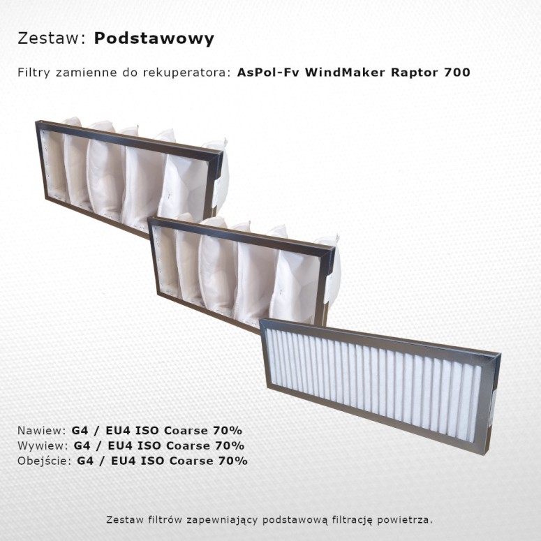 AsPol-FV WindMaker Raptor 700 filters basic metal set