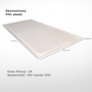 Filtr płaski G4 Iso Coarse 70% 215 x 600 mm